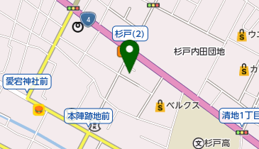 らー麺 ばんらい (杉戸店)の地図画像