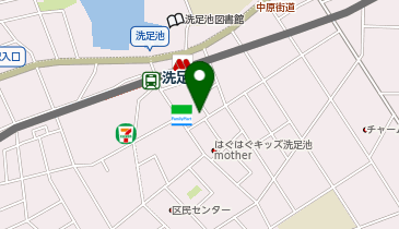 萬福飯店 (洗足池店)の地図画像