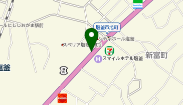 東華食堂の地図画像