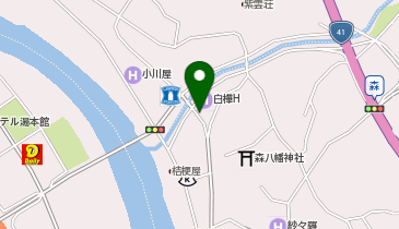 山びこの地図画像
