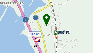 すさみ食堂の地図画像