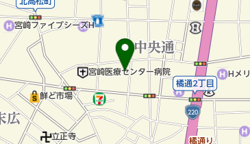 ぞうすいの店お通 宮崎本店の地図画像