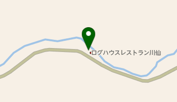 ログハウスレストラン川仙の地図画像