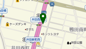 北のれんの地図画像