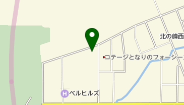 富良野地麦酒館の地図画像