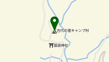 古代の里 キャンプ村 お食事処 宮川の地図画像