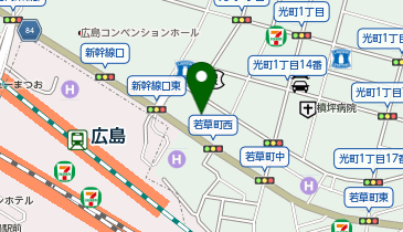 麺屋台 我馬 (広島駅北口店)の地図画像