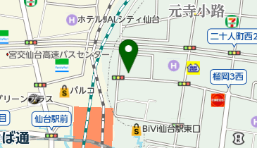 やまがた辛味噌らーめん 貫の地図画像