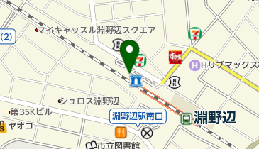 横浜家系ラーメン 淵野辺 大和家の地図画像