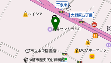 中国料理 桃鹿楼の地図画像