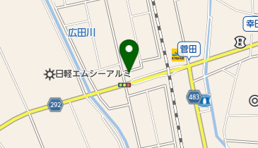 こうたのらーめん屋さんの地図画像