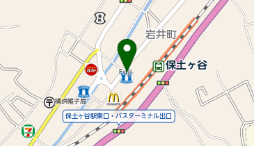 和中餐館の地図画像
