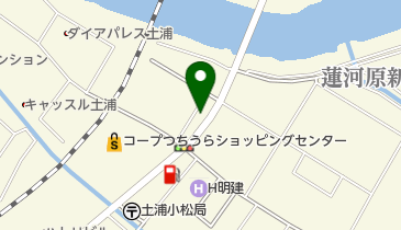 土浦ラーメンの地図画像