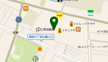 バーミヤン (江東南砂店)の地図画像