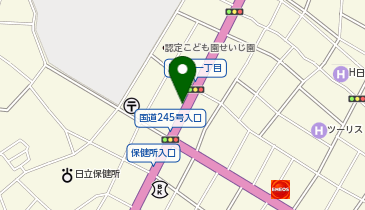 湖南飯店の地図画像