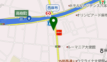 麻布ラーメン (西麻布支店)の地図画像