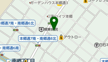 串鳥 本郷通店の地図画像