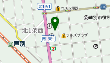 とん勝の地図画像
