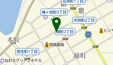 長兵衛の地図画像