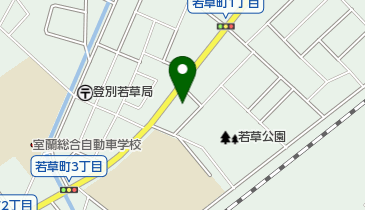 鳥せい 登別若草店の地図画像