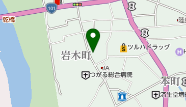 炭火焼ダイニングでんの地図画像