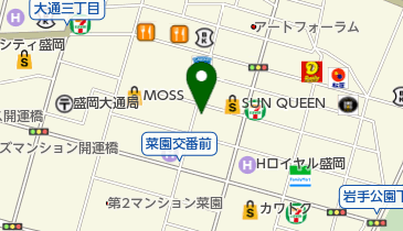 アメリカンバーマンハッタンの地図画像