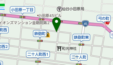 花月そば処の地図画像