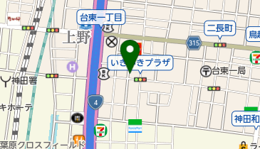 ラーメン食堂 粋な一生の地図画像