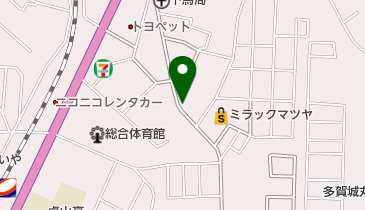 居酒屋地下の地図画像