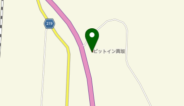 ピットイン真坂の地図画像