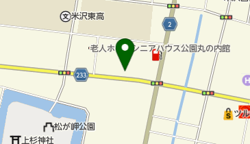 食彩処 よねはらの地図画像