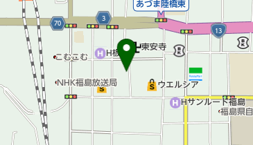 夕月の地図画像