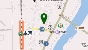 大衆割烹 天狗の地図画像