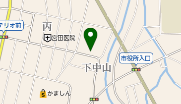 中山焼きそばの地図画像