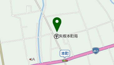更科そばの地図画像