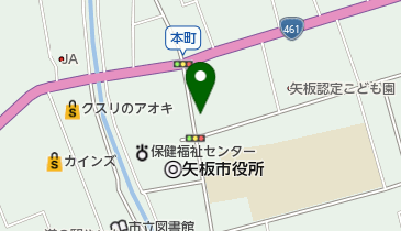 ふじや食堂の地図画像