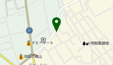 千代乃家の地図画像