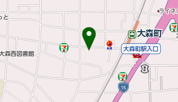 風炉里庵の地図画像