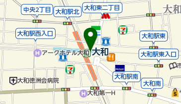 魚貝亭 大和店の地図画像