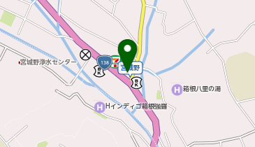 箱根王府井の地図画像