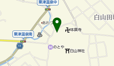 焼肉 クスノの地図画像