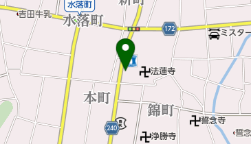 大野食堂の地図画像