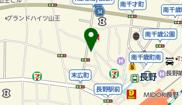 高砂寿司の地図画像