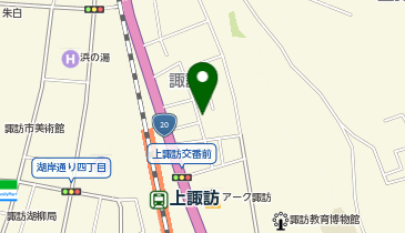 山麓の地図画像