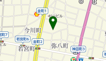 大阪柿屋の地図画像