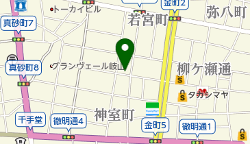 味処 かじかの地図画像