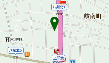 なまずや 岐南店の地図画像