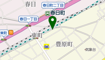 登華園の地図画像