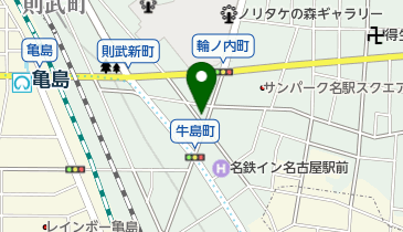 五條名驛の地図画像