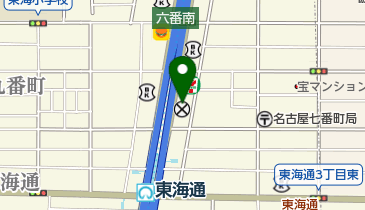 めしや食堂 港七番町店の地図画像